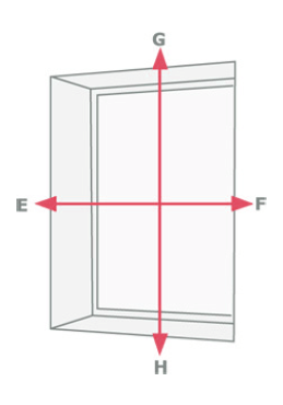 diagram measuring guide for blinds outside window