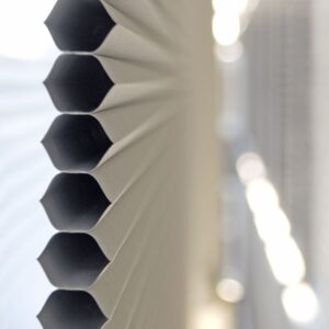 thermoflex honeycomb blinds side view