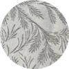 curtain fabric sample in Whisper Fern ash meadow – soft light grey botanical linen texture